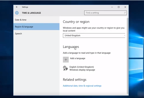 How to type in different languages in windows 10