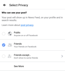 How to lock facebook profile
