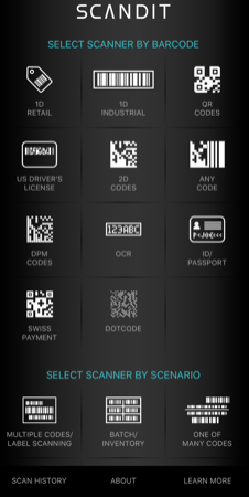 Barcode scan on iPhone
