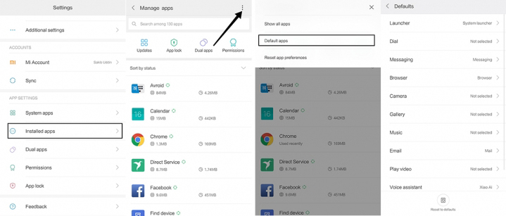 How to change default browser in redmi mobiles