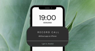 How to record incoming call on iPhone without app